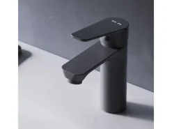 Einhebelmischer<AM.PM Einhebel-Waschtischarmatur Hit Wasserhahn Bad FTA02122 Schwarz