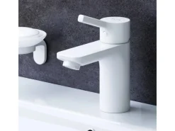 Einhebelmischer<AM.PM Einhebel-Waschtischarmatur X-Joy S Wasserhahn Bad aus Messing, Waschbecken Armatur, Mischbatterie FXB02133