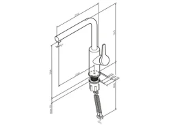 AM.PM Küchenarmatur X-Joy S FXB05000< Einhebelmischer