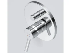 Einhebelmischer<AM.PM Wannen Einhand-Mischbatterie Unterputz Wandthermostat, Thermostat Mischbatterie Dusche X-Joy S FXB45000