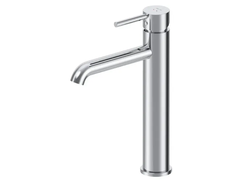 Outlet AM.PM Waschtischarmatur mit hohem Auslauf Spike Wasserhahn Bad aus Messing, Mischbatterie FPA92000 Chrom