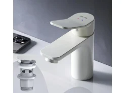 AM.PM Waschtischarmatur mit Klick-Ablaufgarnitur, Waschbecken Armatur, Mischbatterie FXA82133 X-Joy Wasserhahn Bad< Einhebelmischer