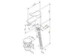 AM.PM Waschtischarmatur mit Klick-Ablaufgarnitur, Waschbecken Armatur, Mischbatterie FXA82133 X-Joy Wasserhahn Bad< Einhebelmischer
