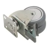 Sale Apparate-Doppel-Lenkrolle mit Platte, Feststeller und Kugellager Ø 75 mm 100 kg