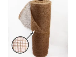 Aquagart 10m x 1m Jutegewebe 105g/m² Jutematte Gartenjute Jute Stoff Sackleinen Juteband