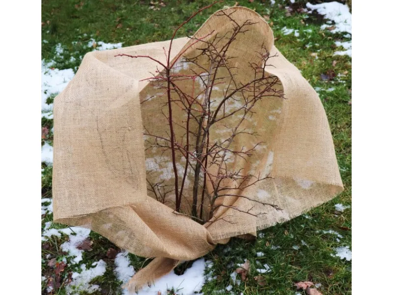 Aquagart Töpfe<20m x 1m Jutegewebe 215g/m² Jutematte Gartenjute Jute Stoff Sackleinen Juteband