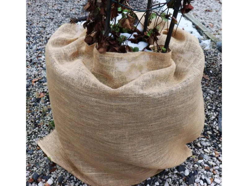 Aquagart Töpfe<20m x 1m Jutegewebe 215g/m² Jutematte Gartenjute Jute Stoff Sackleinen Juteband