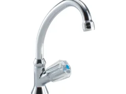 AquaSu Einhebelmischer<Stand-Schwenkventil Standard Plus Chrom