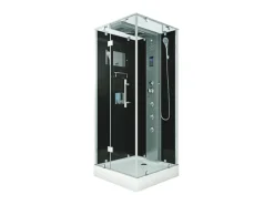 AcquaVapore AquaVapore Dampfdusche Duschtempel Sauna Dusche Duschkabine D38-03L2-EC 80x80 cm< Einhebelmischer