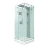 AcquaVapore Einhebelmischer<AquaVapore Dampfdusche Duschtempel Sauna Dusche Duschkabine D38-10L3-EC 90x90 cm