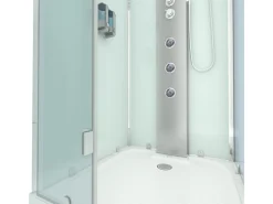 AcquaVapore Einhebelmischer<AquaVapore Dampfdusche Duschtempel Sauna Dusche Duschkabine D38-10L3-EC 90x90 cm