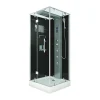 AcquaVapore Einhebelmischer<AquaVapore Dampfdusche Duschtempel Sauna Dusche Duschkabine D38-13L2-EC 90x90 cm