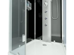 AcquaVapore Einhebelmischer<AquaVapore Dampfdusche Duschtempel Sauna Dusche Duschkabine D38-13L2-EC 90x90 cm