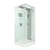 Discount AcquaVapore AquaVapore Dampfdusche Duschtempel Sauna Dusche Duschkabine D38-00R2-EC 80x80 cm