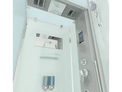 Discount AcquaVapore AquaVapore Dampfdusche Duschtempel Sauna Dusche Duschkabine D38-00R2-EC 80x80 cm