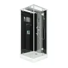 AcquaVapore AquaVapore Dampfdusche Duschtempel Sauna Dusche Duschkabine D38-23R2-EC 100x100< Einhebelmischer