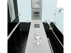 AcquaVapore AquaVapore Dampfdusche Duschtempel Sauna Dusche Duschkabine D38-23R2-EC 100x100< Einhebelmischer