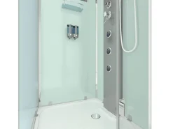 AcquaVapore Einhebelmischer<AquaVapore Dampfdusche Duschtempel Sauna Dusche Duschkabine D38-10R2-EC 90x90 cm