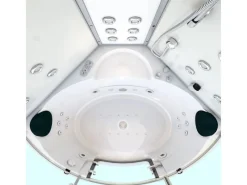 AcquaVapore AquaVapore Dampfdusche Whirlpool Dusche Duschkabine K70-WS-EH-EC 150x150cm< Einhebelmischer