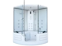 AcquaVapore Einhebelmischer<AquaVapore Dampfdusche Whirlpool Dusche Duschkabine K70-WS-EH-EC-SC 150x150cm