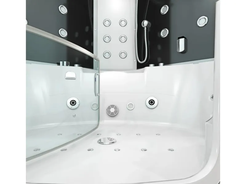 Hot AcquaVapore AquaVapore Dampfdusche Whirlpool Dusche Duschkabine K60-SW-EH 140x140cm