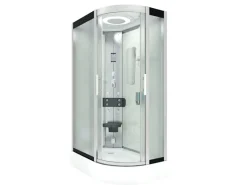 AcquaVapore AquaVapore Dusche Duschkabine D60-70M2R-EC Duschtempel Sauna 80x120 cm< Einhebelmischer