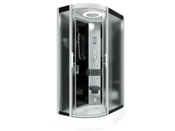 AcquaVapore AquaVapore Dusche Duschkabine D60-73M2L Duschtempel Sauna 120x80 cm< Einhebelmischer
