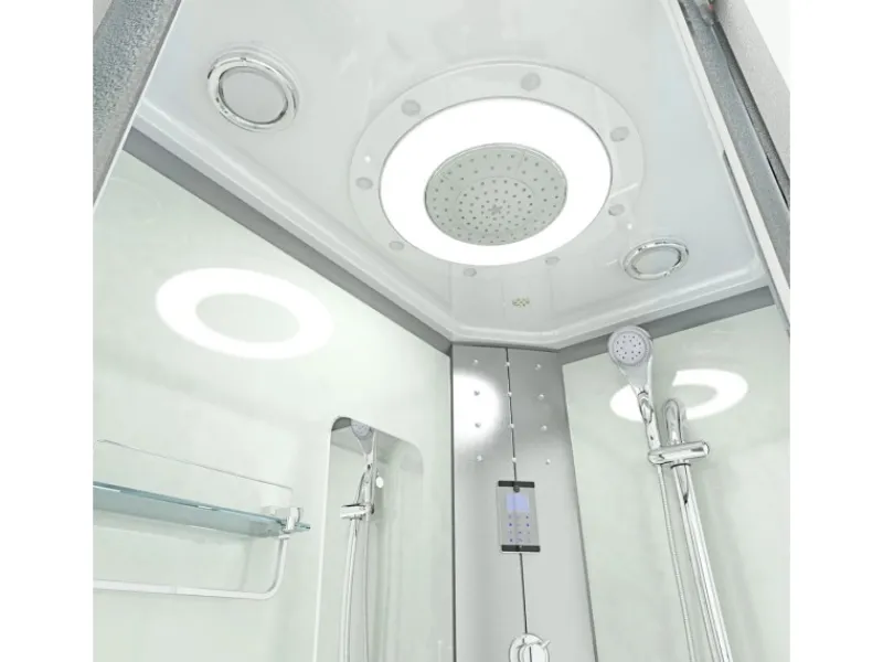 AcquaVapore AquaVapore Dusche Duschkabine D60-70M2L-EC Duschtempel Sauna 120x80 cm