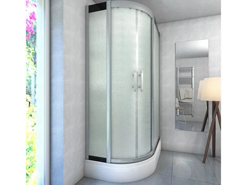 AcquaVapore AquaVapore Dusche Duschkabine D60-70M2L-EC Duschtempel Sauna 120x80 cm