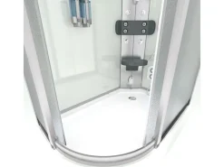 AcquaVapore Einhebelmischer<AquaVapore Duschkabine Komplettdusche Fertigdusche Dusche D60-70M0L-EC 120x80 cm
