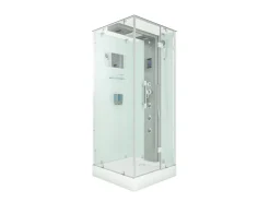 AcquaVapore Einhebelmischer<AquaVapore Duschkabine Komplettdusche D38-20R0-EC Fertigdusche Dusche 100x100 cm