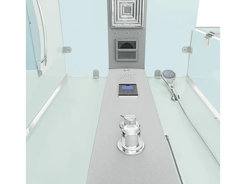 AcquaVapore Einhebelmischer<AquaVapore Duschkabine Komplettdusche D38-00R0 Fertigdusche Dusche 80x80 cm