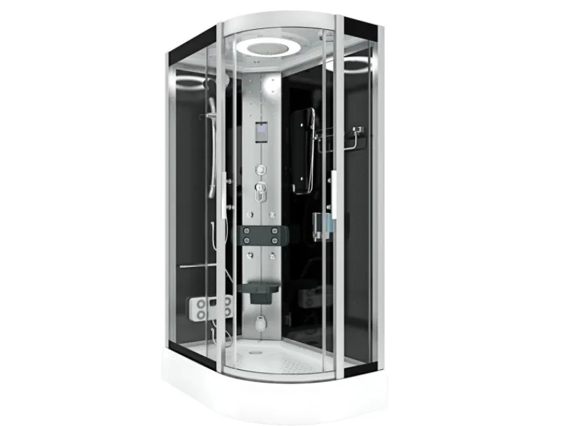Clearance AcquaVapore AquaVapore Duschkabine Komplettdusche Fertigdusche Dusche D60-73T0R-EC 80x120 cm