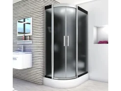 AcquaVapore AquaVapore Duschkabine Komplettdusche Fertigdusche Dusche D60-73M0L-EC 120x80 cm< Einhebelmischer