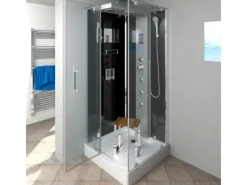 AcquaVapore AquaVapore Duschkabine Komplettdusche D38-23L0-EC Fertigdusche Dusche 100x100 cm< Einhebelmischer