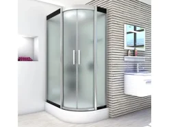 AcquaVapore AquaVapore Duschkabine Komplettdusche Fertigdusche Dusche D60-70M0R 80x120 cm< Einhebelmischer