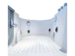 AcquaVapore AquaVapore Seniorenwanne mit Tür Whirlpool S12-TH-WP-R Badewanne 85x170cm< Einhebelmischer