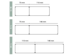 AR Shelving Lebensmittelregal Gastronorm M 180 cm x 110 x 50 cm< Küchenregale