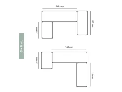 AR Shelving Lebensmittelregal Gastronorm M 180 cm x 110 x 50 cm< Küchenregale