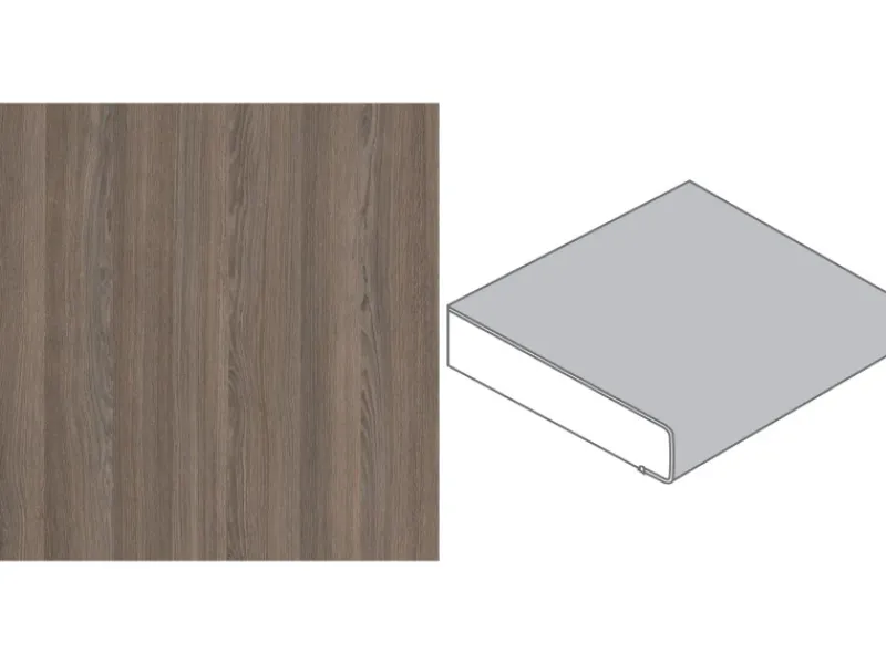 Kücheninseln<Arbeitsplatte Chalet Eiche Braun 90 cm x 2,9 cm Meterware