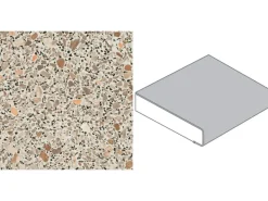 Clearance Arbeitsplatte 60 cm x 3,9 cm Meterware Mosaik Carmin