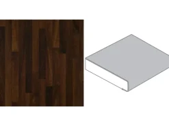 Discount Arbeitsplatte 90 cm x 3,9 cm Meterware Noce Butcherblock