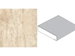 Hot Arbeitsplatte Travertin 60 cm x 3,9 cm Meterware Beige
