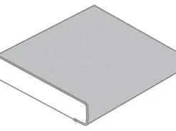 Küchenrückwände<Arbeitsplatte Uni Weiß 90 cm x 3,9 cm Meterware