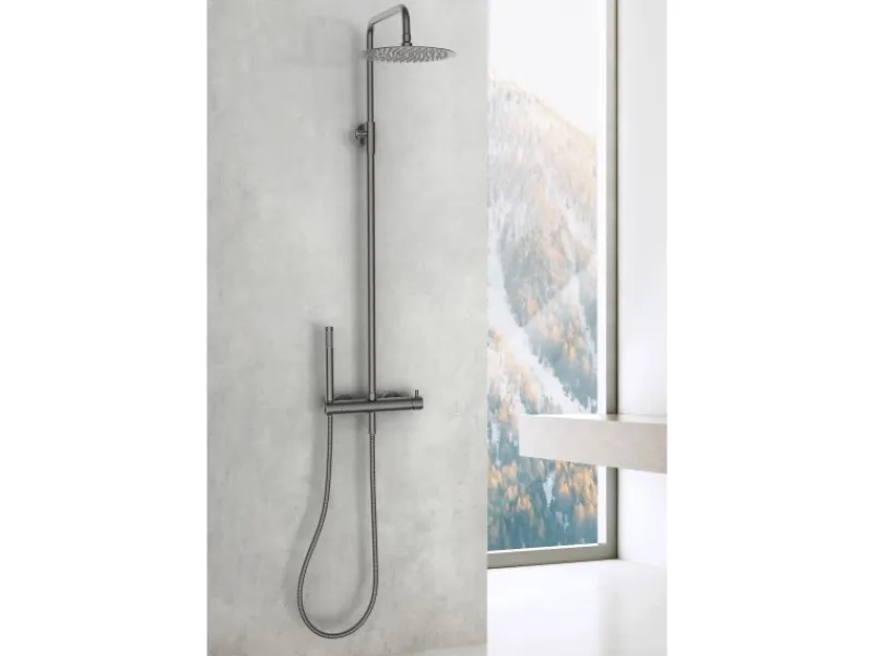 Aurlane Design-Duschsystem Industrial Elegance< Einhebelmischer