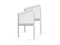 Avosdim 2 Jalousien PVC-Moskitonetz 80cm x 130cm Verstellbar< Gefrierschränke|Kühlschränke