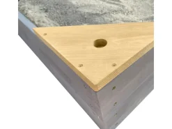 AXI Kochfelder<Sandkasten Kelly mit Spielküchenzeile Grau Braun 115 cm x 21,8 cm x 180 cm