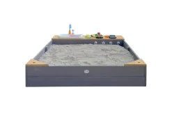 AXI Kochfelder<Sandkasten Kelly mit Spielküchenzeile Grau Braun 115 cm x 21,8 cm x 180 cm