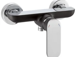 baliv Duscharmatur DU-5071 Chrom-Schwarz< Einhebelmischer