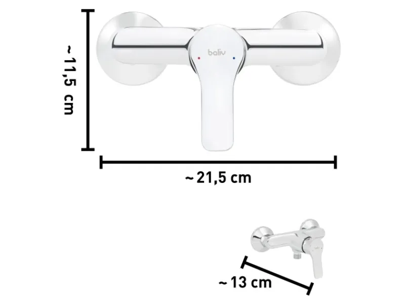 baliv Duscharmatur DU-5750 Chrom